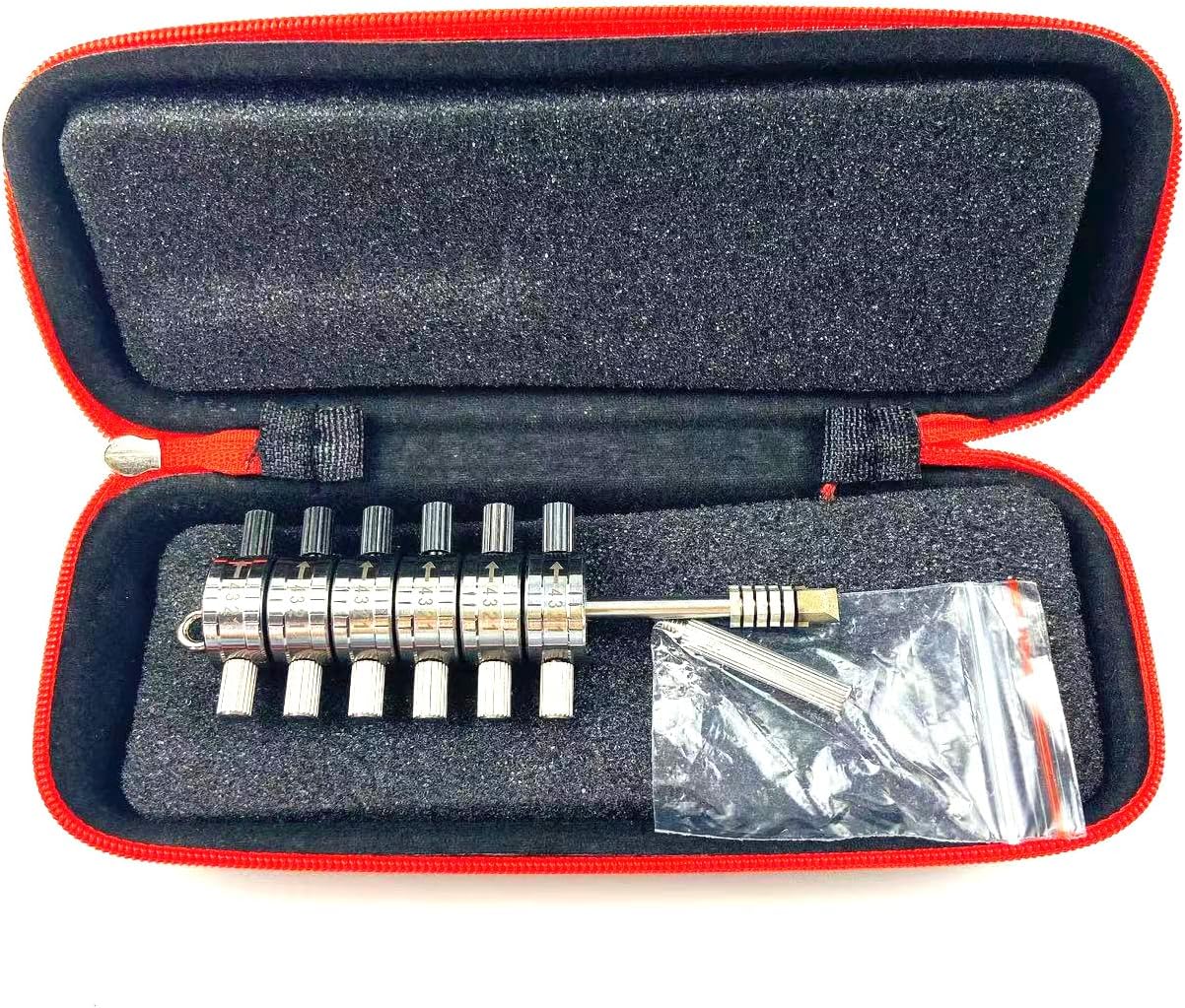 Instrument decoder auto, Tibbie lock cu 6 pini, pentru deblocat/decodat yale, profesional, multifunctional