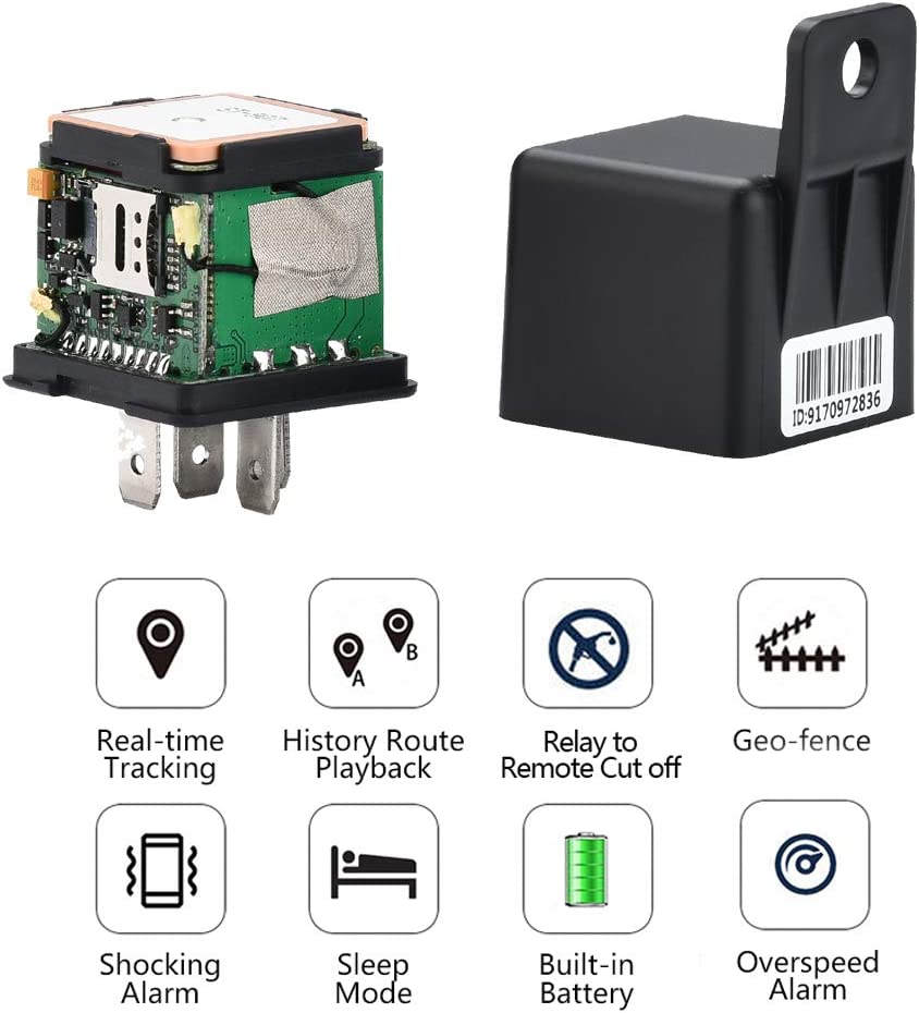 Localizator GPS, Tracker mini ST-907, Forma releu, oprire motor de la distanta, antene GSM si GPRS incorporate, geo-fencing, urmarire in timp real, istoric ruta, alarma de depasire viteza