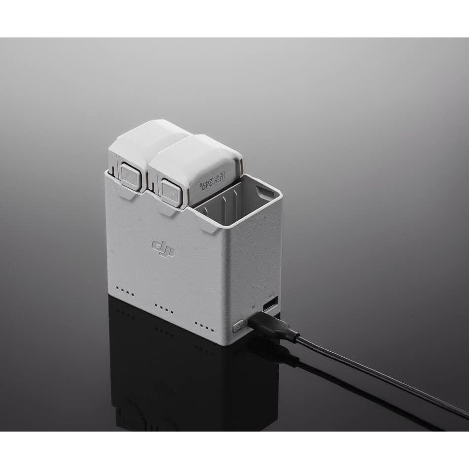 Incarcator acumulatori DJI Mini 4 Pro/Mini 3 Pro/Mini 3, statie de incarcare dublu sens cu functie powerbank, hub incarcare cu intrare USB-C