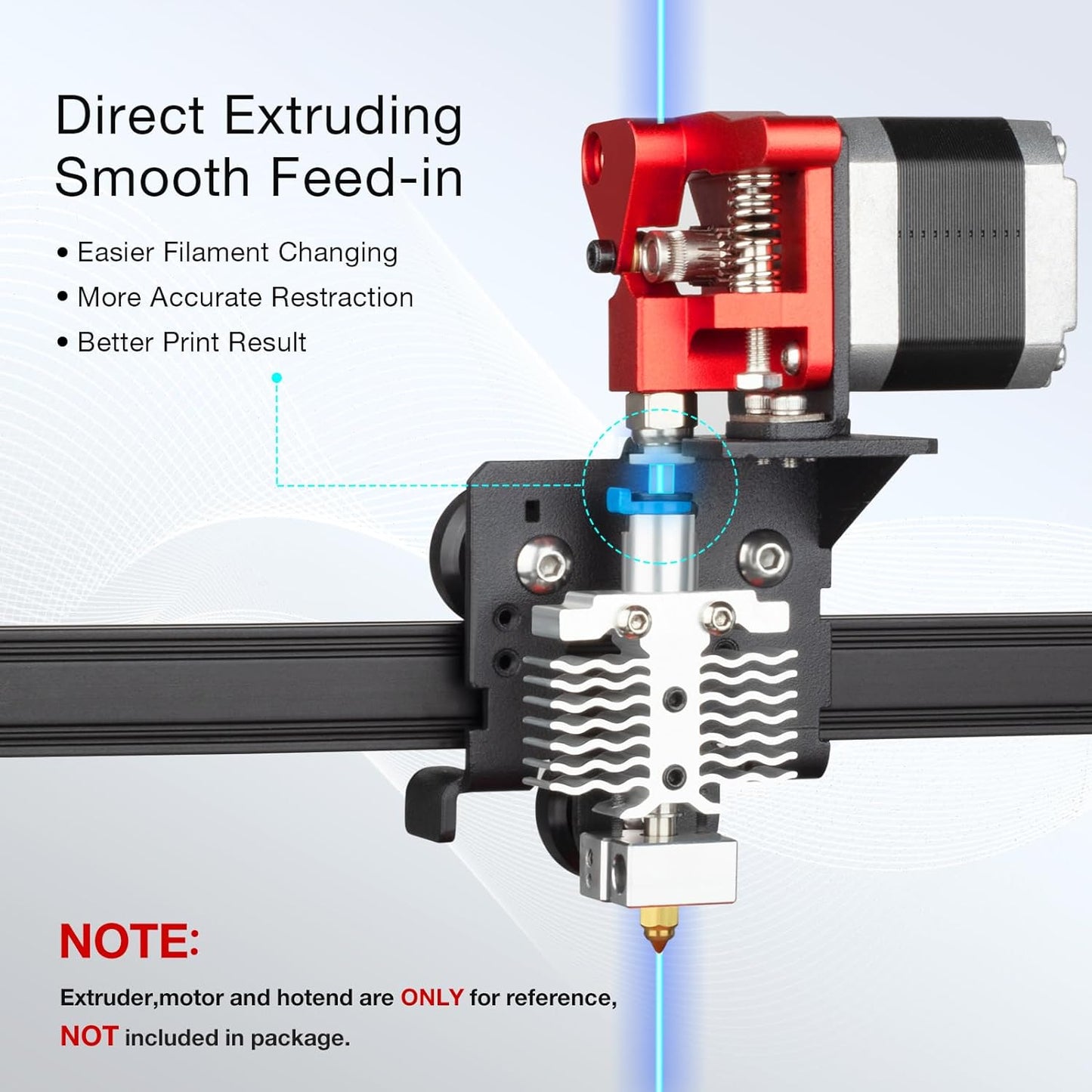 Kit de conversie extruder imprimanta 3D, suport Direct Drive compatibil cu Ender 3 V2 Neo, Ender 3 Neo / Max si Bowden Extruder