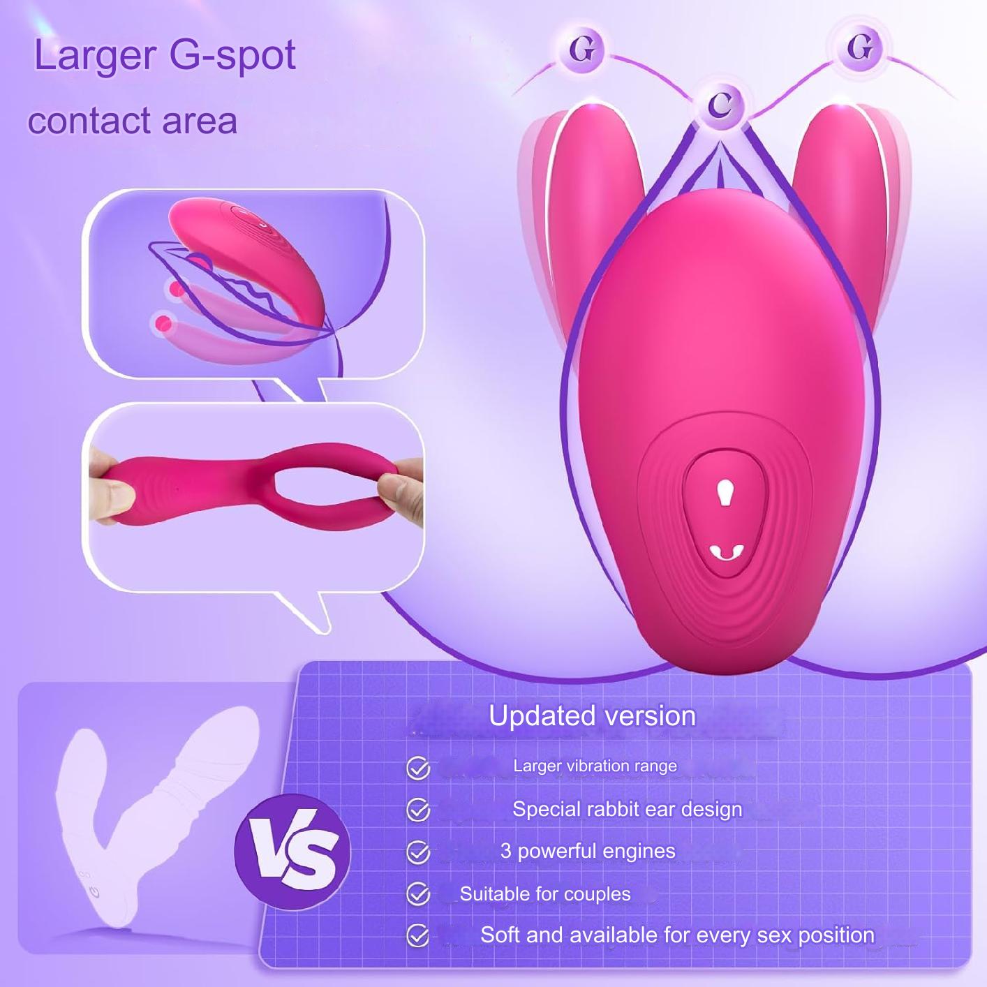 Vibrator pentru adulti, stimulator clitoris cu telecomanda si aplicatie telefon, 10 moduri de vibratie, IPX7 impermeabil, dildo erotic
