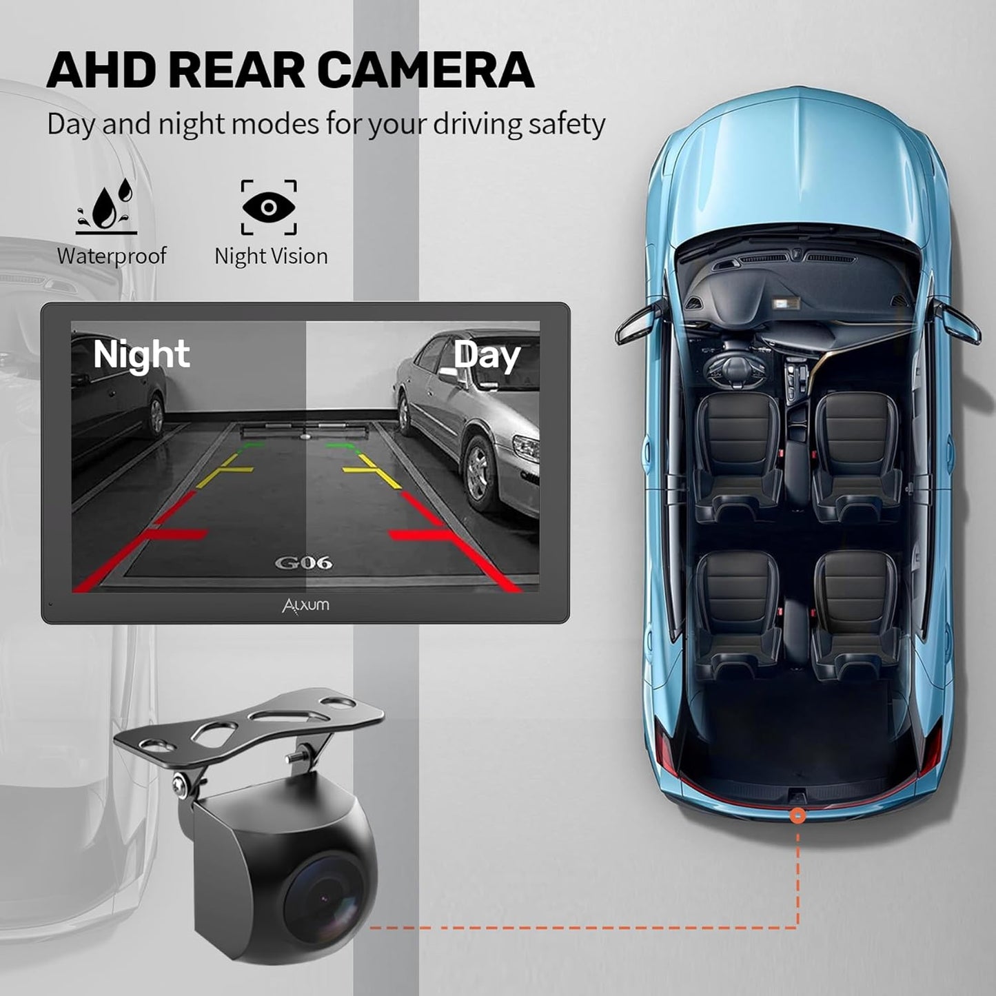 Navigatie Auto, Multimedia cu ecran 9 inch, camera marsarier, Apple CarPlay si Android Auto, Mirror Link, control vocal, transmitator FM, AUX