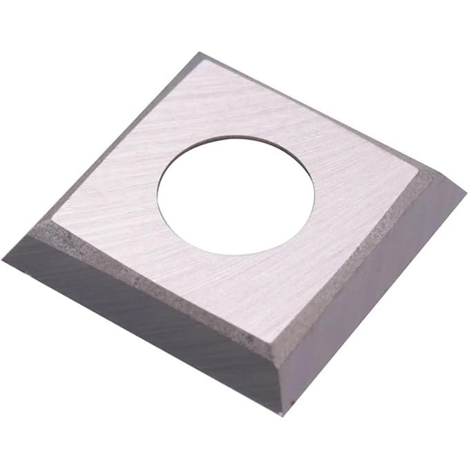 Set de 10 placute amovibile vidia, de strunjire, pentru prelucrarea lemnului, 14 x 14 x 2 mm, frezare 30 grade, pentru strung si dalta
