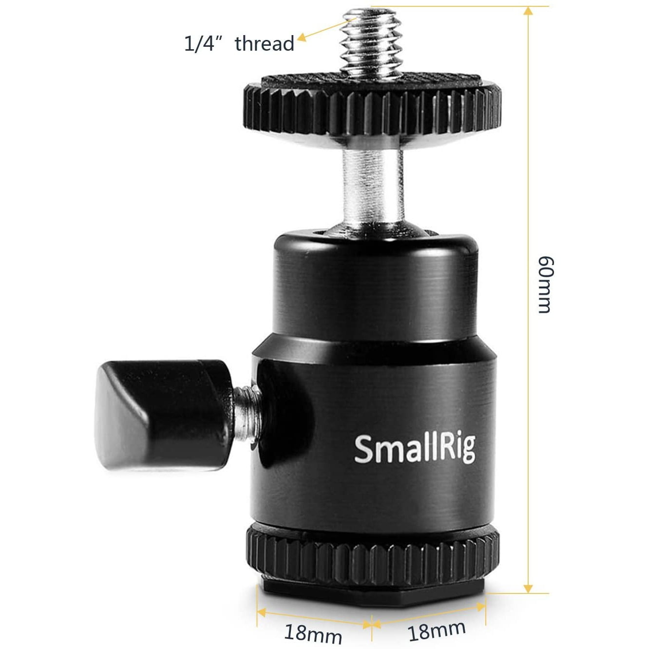 Set 2 adaptoare SmallRig 2059 cu patina si capat cu surub pentru DSLR