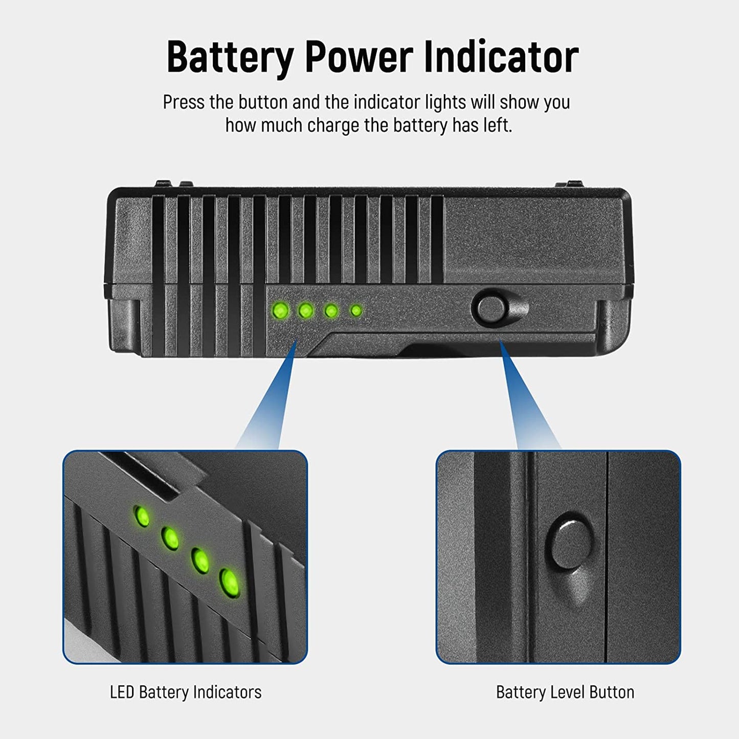 Acumulator BP-V47 V-Mount 3200 mAh, 47Wh, 14.8V, reincarcabil, cu lumina LED, slim, pentru SONY PMW-EX330K, PMW-EX330L, PMW-580K, PMW580L, PDW-680, PDW-700, PDW-850, PMW-TD300, HDW-F900R, HDW-680, HDW-800P, PMW-F55 PMW-F5