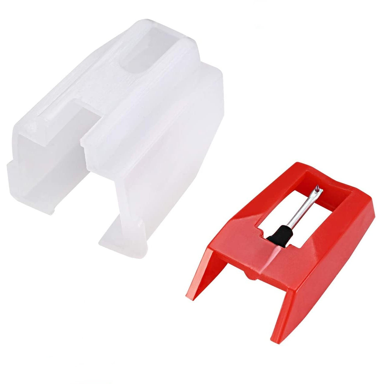 Set de 2 capuri de redare , Doza ac de citire pentru Pick-up Discuri Vinil Compatibil cu Anders Nicholson, Boytone, Capehart, Crosley, CROWN, Fisher, GPO, GRACE DIGITAL, ION, Innovative-Technology, Jensen, Leetac, Pfanstiehl, Radio Shack