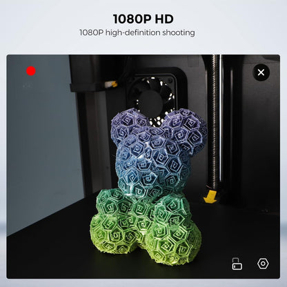Camera video pentru imprimanta 3D K1/K1 Max, cu detectare AI, 1080P HD, timelapse, vizualizare live, instalare usoara, neagra