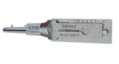 Instrument decoder, unealta deblocare usi SS002 2 in 1pentru deblocat/decodat yale autoturisme, profesional, multifunctional