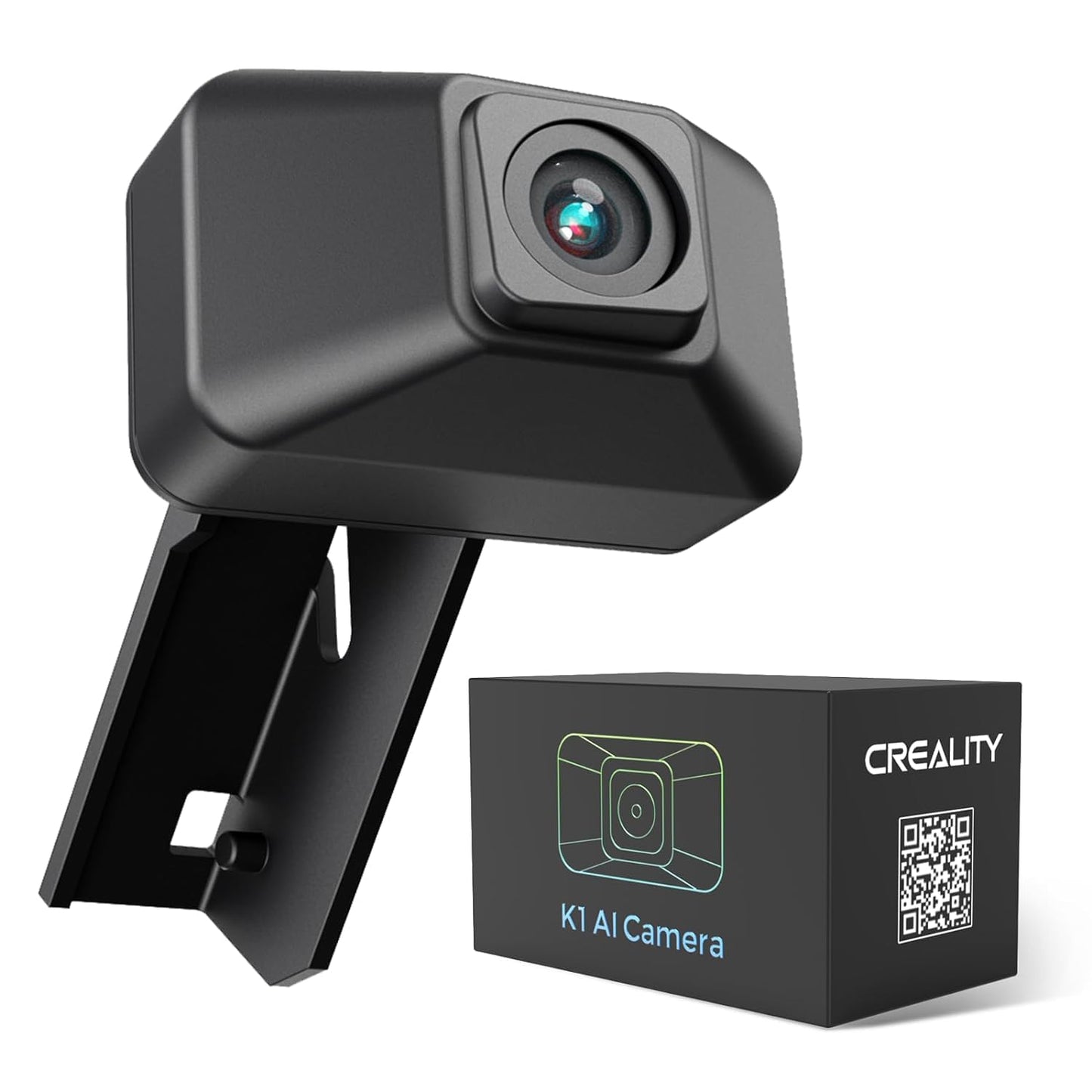 Camera video pentru imprimanta 3D K1/K1 Max, cu detectare AI, 1080P HD, timelapse, vizualizare live, instalare usoara, neagra