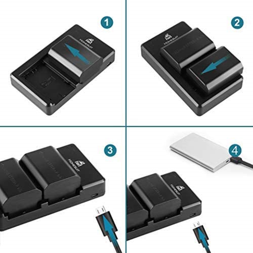 Set 2 acumulatori NP-FZ100 2280mAh, baterii de schimb cu incarcator dublu pentru Sony Alpha 9, Sony A9, Sony Alpha 9R, Sony A9R, Sony Alpha 9S, Sony A7RIII, A7 III
