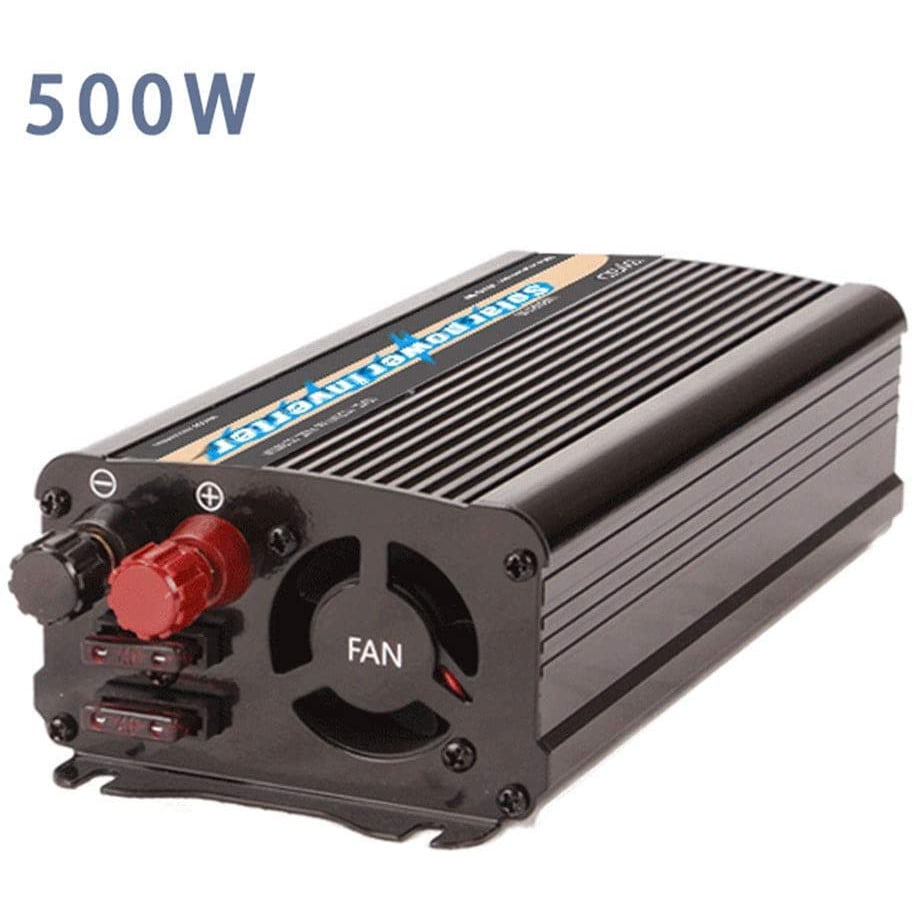 Invertor de tensiune , 500 W 12 V - 230 V