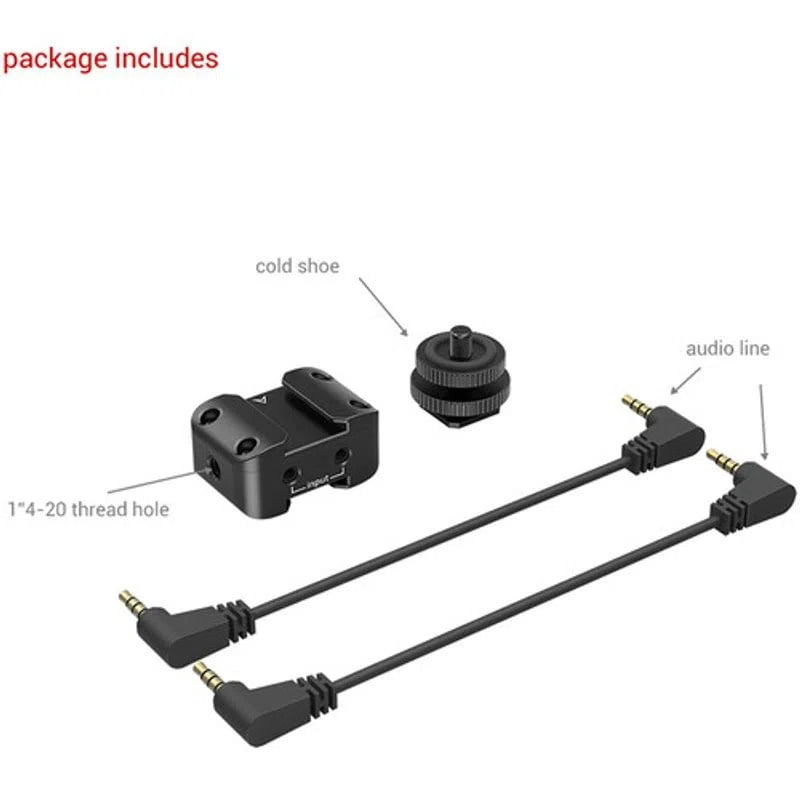 Suport 2 in 1 Smallrig 2996, Bracket pentru microfon Rode Wireless Go/ Saramonic Blink 500