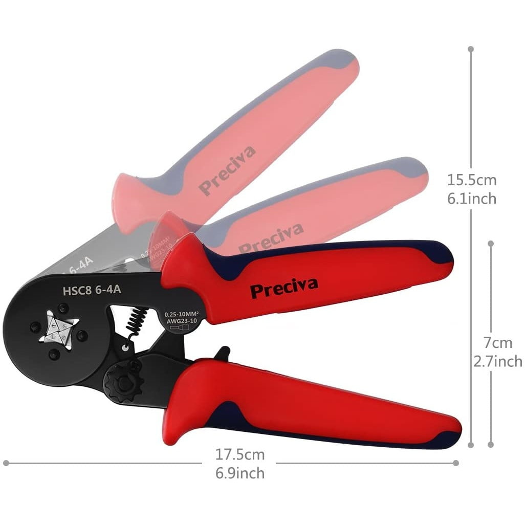 Cleste sertizat pini connectori contine 1200 bucati terminale conductori 0,25-10 mm
