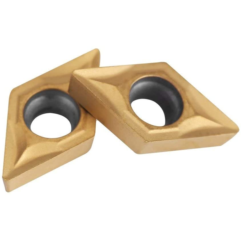 Set 10 placute amovibile pentru strunjire DCMT-070204, US735 DCMT51.51, CNC, insertie de carbura, pentru strung