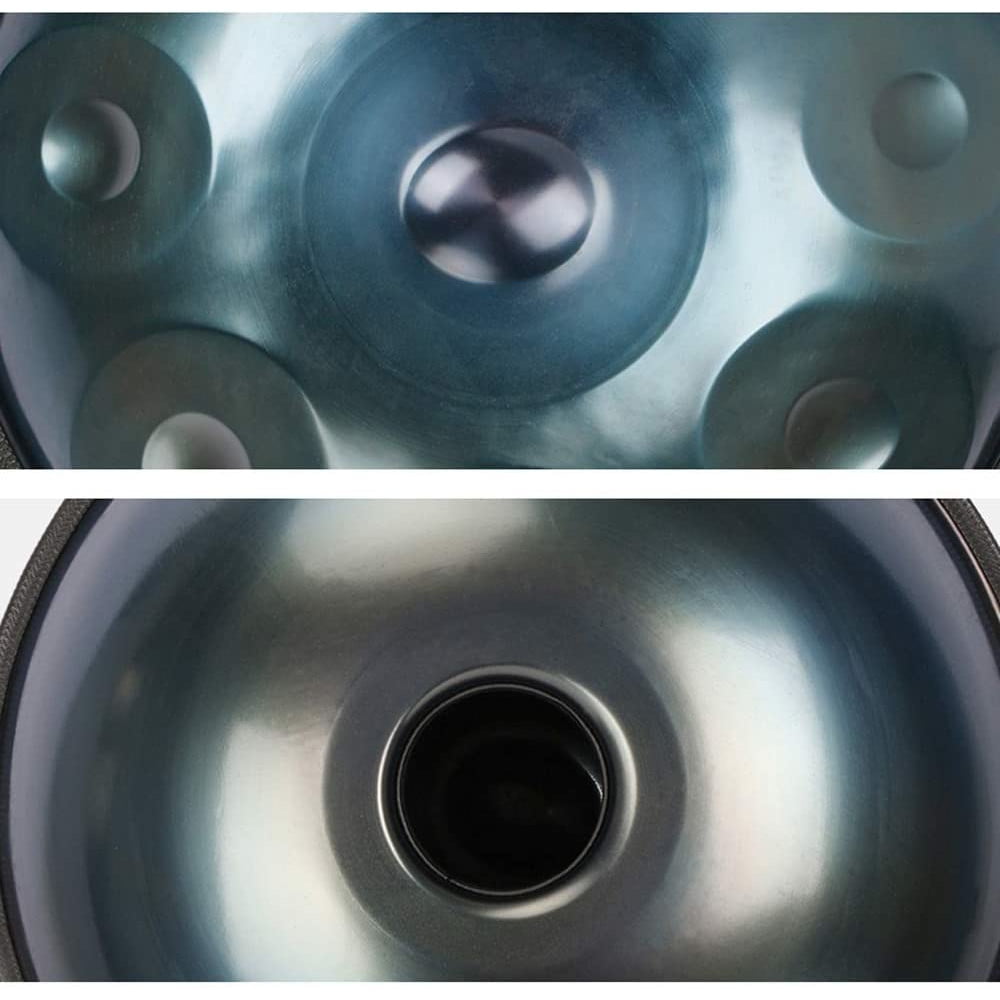 Instrument Muzical Handpan cu 9 note ,Hang drum cu Husa de transport si bete