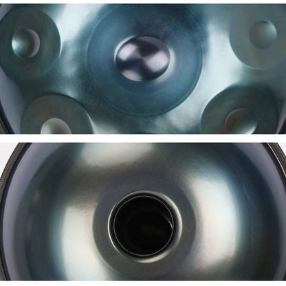 Instrument Muzical Handpan cu 9 note ,Hang drum cu Husa de transport si bete