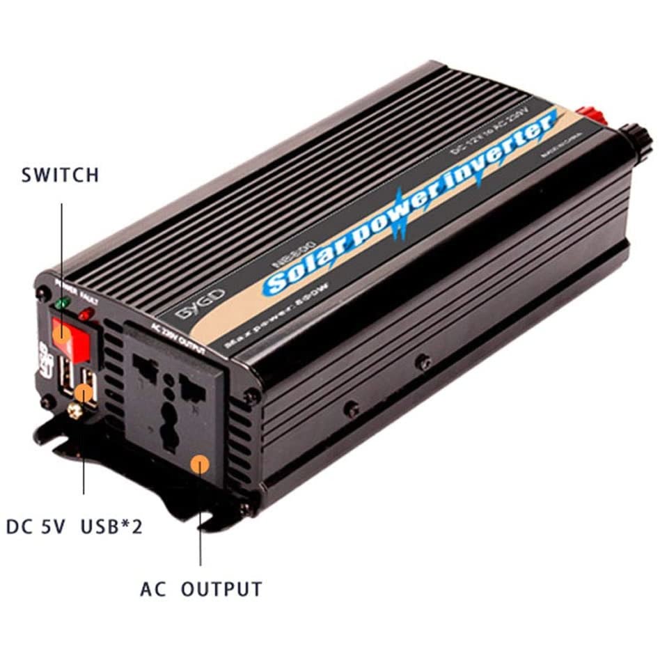 Invertor de tensiune , 500 W 12 V - 230 V
