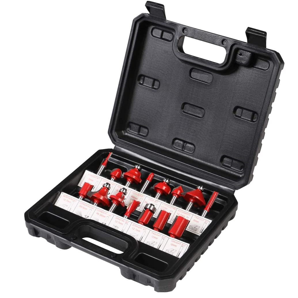 Set de 15 buc freze pentru lemn, 6-15 mm plus cutie de transport