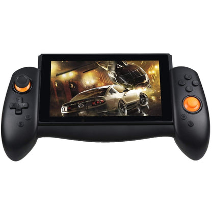 Controller pentru Nintendo Switch, model imbunatatit, ergonomic, cu vibratie dubla, 3 capace joystick diferite, giroscop cu 6 axe