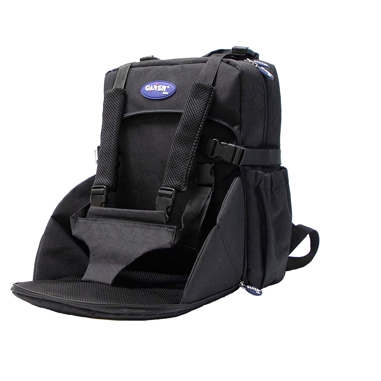 Ghiozdan multifunctional cu port-bebe ,Aujelly , de mare capacitate, rucsac de calatorie, impermeabil, Negru