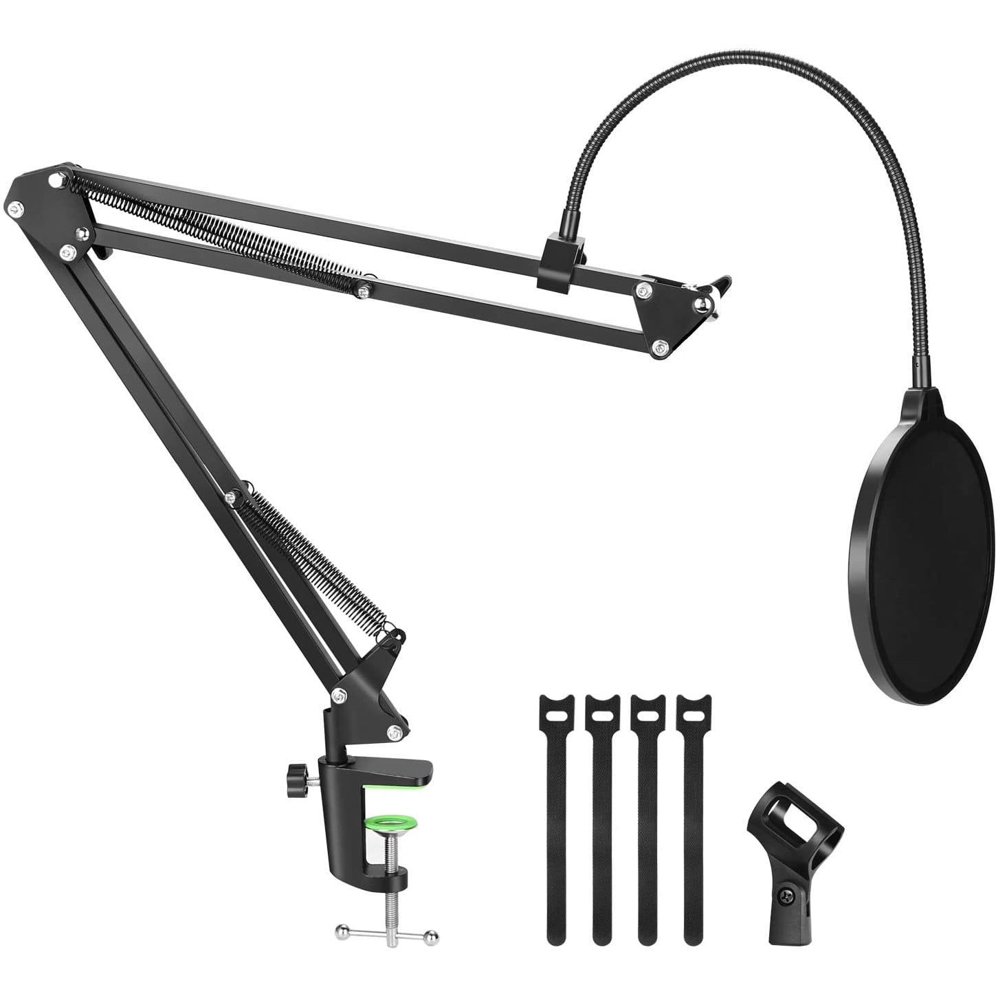 Set Brat cu menghina cu suport pentru microfon si Filtru ,stand Agptek , Profesional , Adjustabil