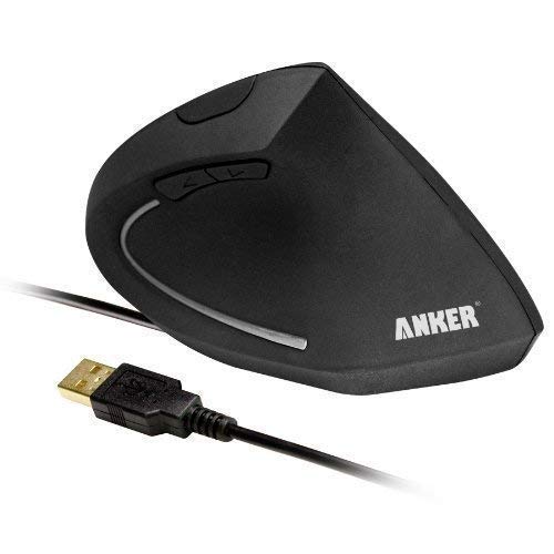 Mouse Anker Vertical cu fir Mouse Ergonomic Professional Optic 1000 / 1600 DPI