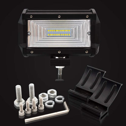 Set Proiectoare LED Off Road 5 Inch 72W Rezistente la apa pentru ATV-uri, Suv-uri