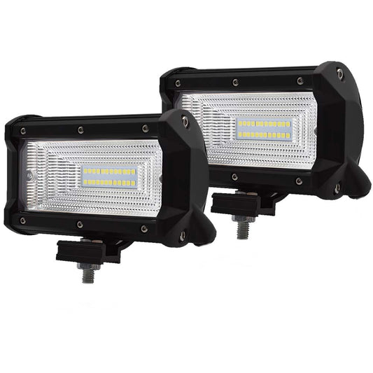 Set Proiectoare LED Off Road 5 Inch 72W Rezistente la apa pentru ATV-uri, Suv-uri