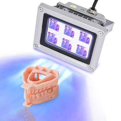 Lampa UV, lumina LED pentru rasina imprimanta 3D, 405nm, uscare modele 3D, carcasa din aluminiu