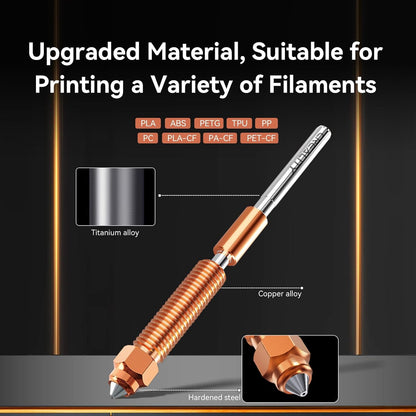 Kit cap de printare, hotend imprimanta 3D Creality K1/K1 Max/K1C, incalzitor ceramic, suporta pana la 300 °C, viteza mare de printare pana la 600 mm/s, multifunctional