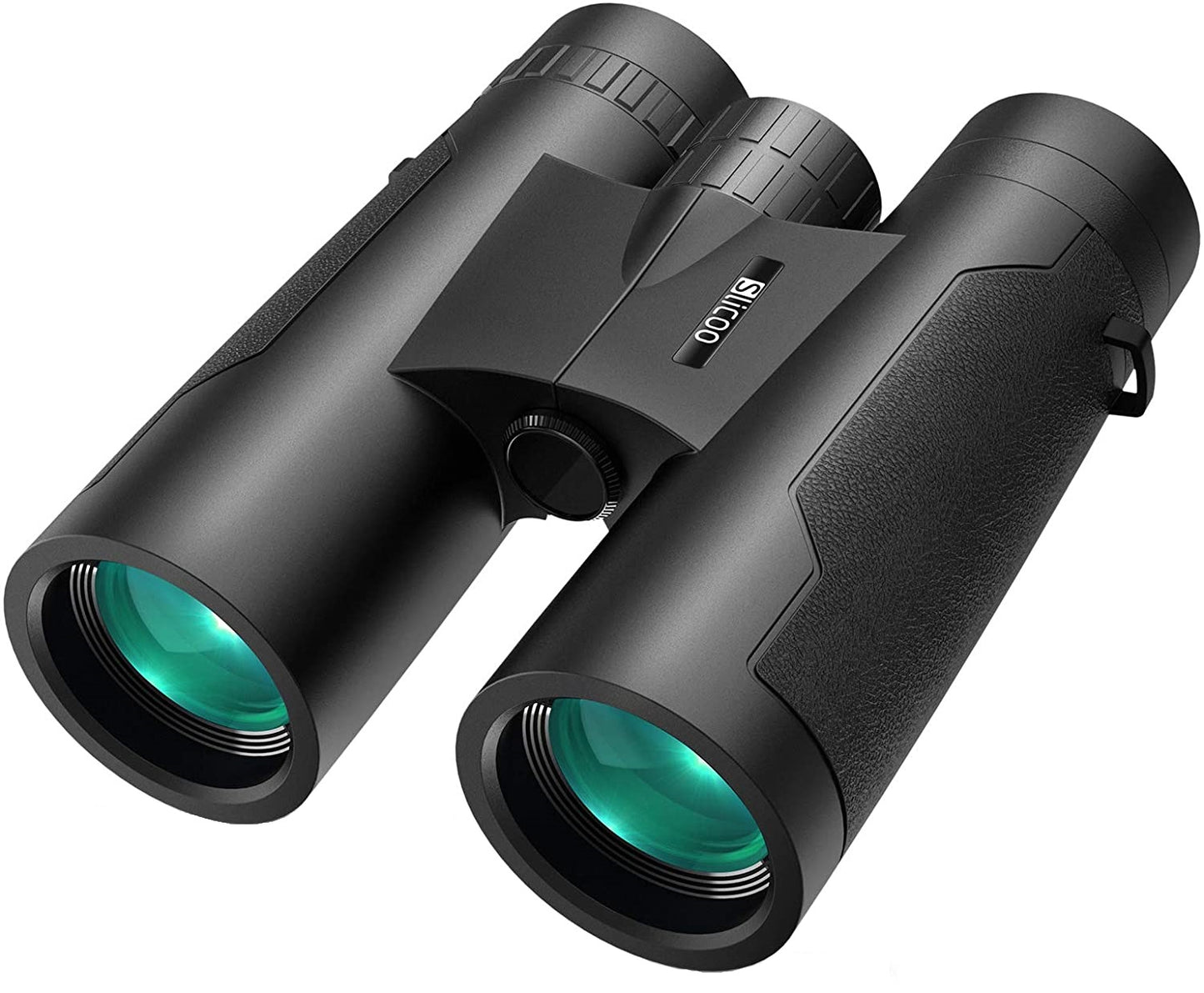 Binoclu Slicoo 12x42 pentru adulti, compact, usor, cu lentila FMC pentru observarea pasarilor, vanatoare, calatorii, sport, opera, concert, cu husa