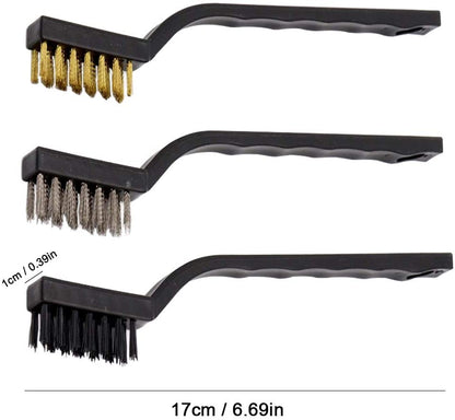 Set perii detailing auto, 12 piese, pensule de diferite dimensiuni, pentru curatarea rotilor, orificii de aerisire, motoare, interior, exterior, tapiterie, piele
