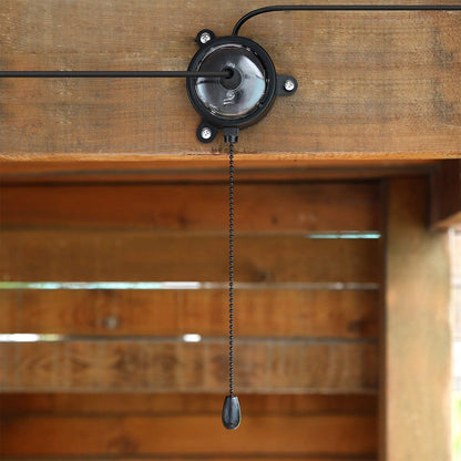Lampa solara LED suspendata cu comutator si telecomanda, cu panou solar, pentru gradina, balcon, terasa