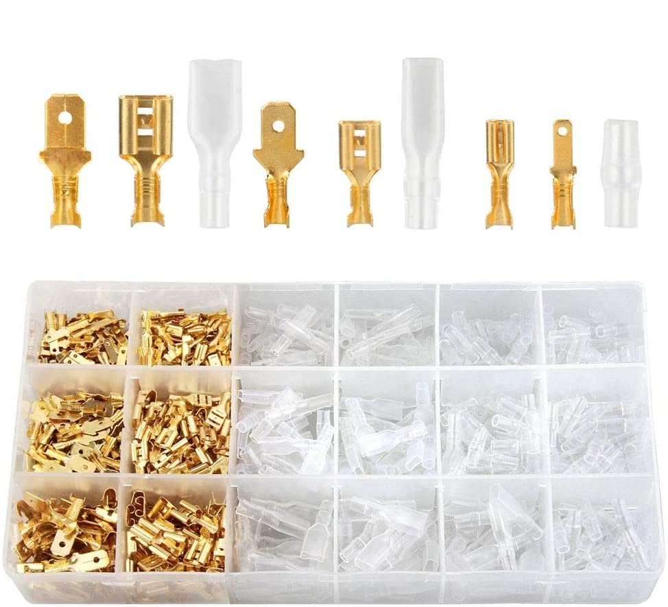 Set cleste de sertizare Preciva cu 300 de bucati Conectori  0,5 - 1,5 mm2