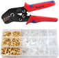 Set cleste de sertizare Preciva cu 300 de bucati Conectori  0,5 - 1,5 mm2