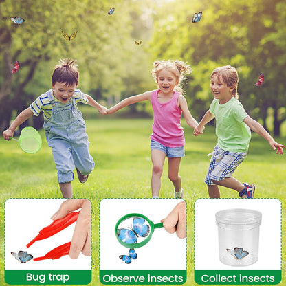 Kit educational destinat copiilor pentru explorarea naturii in aer liber, kit de cercetare