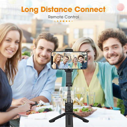 Selfie stick cu stabilizator Gimbal Hohem iSteady Q, cu trepied si telecomanda pentru smartphone cu urmarire a fetei la 360 °, zoom, compatibil cu iOS, Android