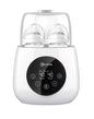 Incalzitor dublu de biberoane, sterilizator multifunctional cu functie dezghetare si pastrare temperatura, pentru sticle bebelusi si suzete, cu display LED
