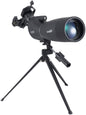 Telescop Svbony SV28 cu trepied si adaptor de telefon mobil cu unghi de 45 de grade BAK-4, 25x-75x, negru