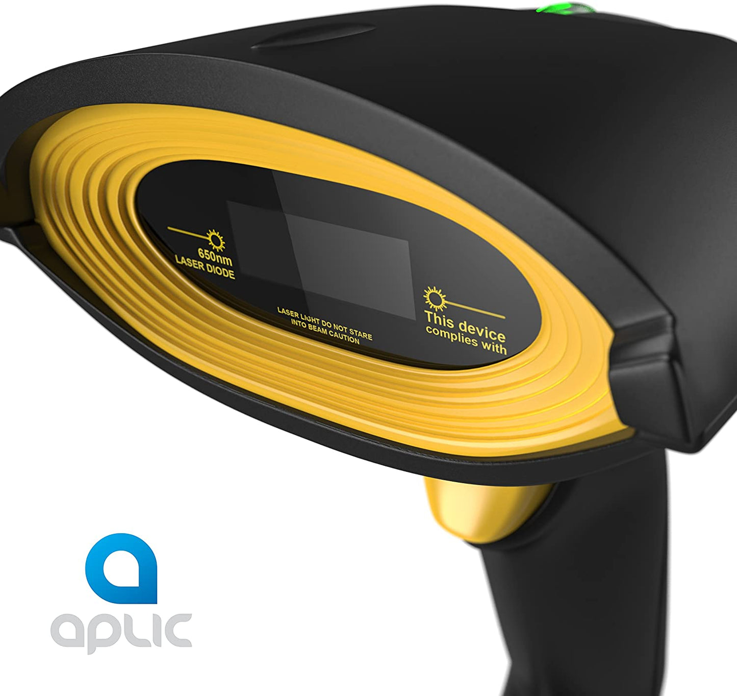 Cititor coduri de bare laser Aplic, 1D USB cu 6 moduri de scanare, design ergonomic, plug and play, IP54