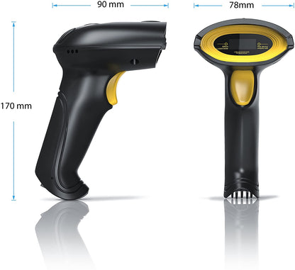Cititor coduri de bare laser Aplic, 1D USB cu 6 moduri de scanare, design ergonomic, plug and play, IP54