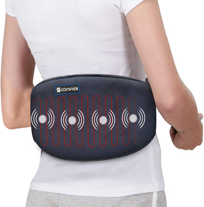 Aparat de masaj multifunctional, cu vibratii si functie caldura in 2 niveluri, 3 moduri masare, cu oprire automata