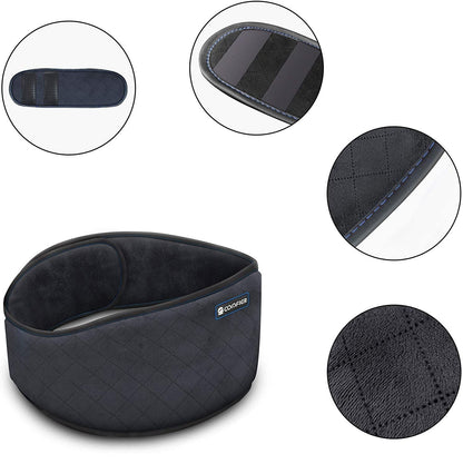 Aparat de masaj multifunctional, cu vibratii si functie caldura in 2 niveluri, 3 moduri masare, cu oprire automata