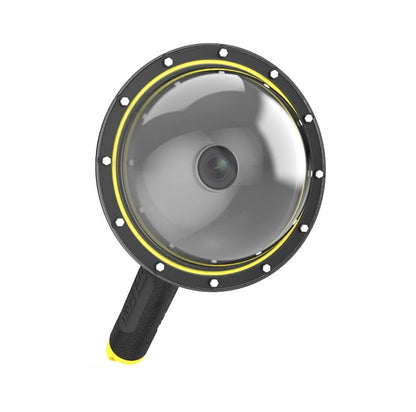 Carcasa dome subacvatica pentru DJI Osmo Action, impermeabila, cu maner, pentru scufundari, snorkeling, sport acvatic