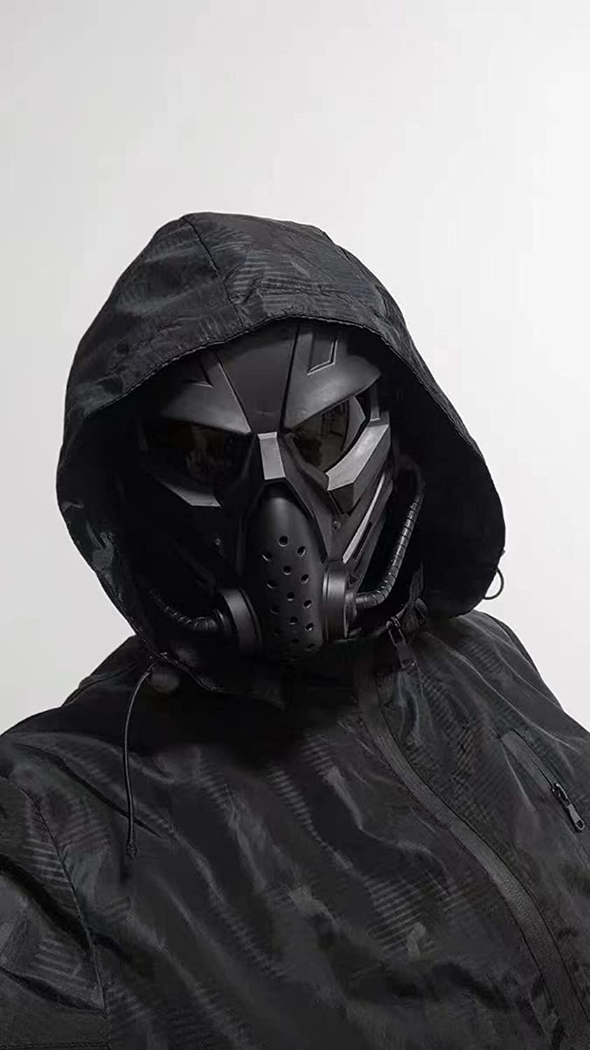 Masca de protectie tactica airsoft, paintball, rezistenta la uzura cu lentile anti-aburire, design ergonomic, stil extraterestru pentru cosplay, Halloween