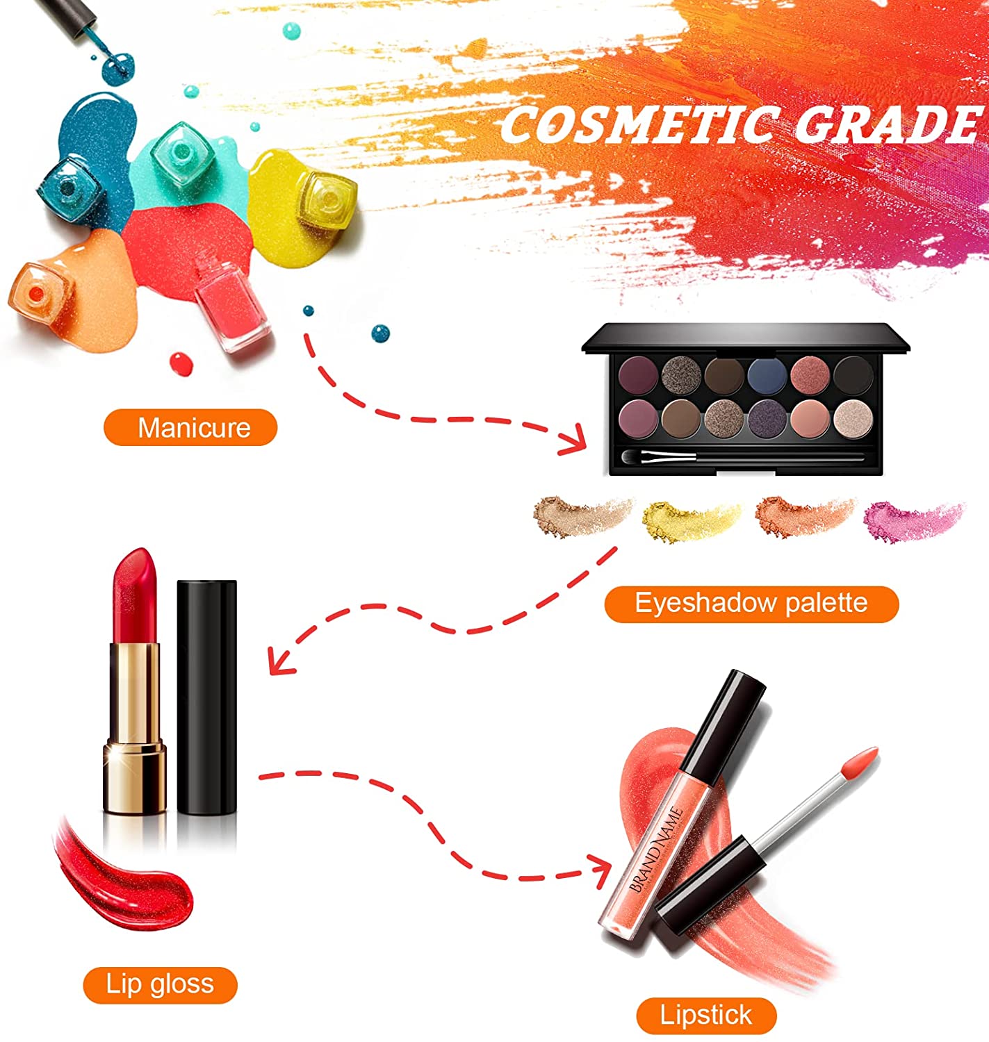 Set pigmenti pudra cu 16 culori metalice 18ml, aditiv multifunctional pentru vopsea, rasina epoxidica, lumanari, slime, lac de unghii, sapun