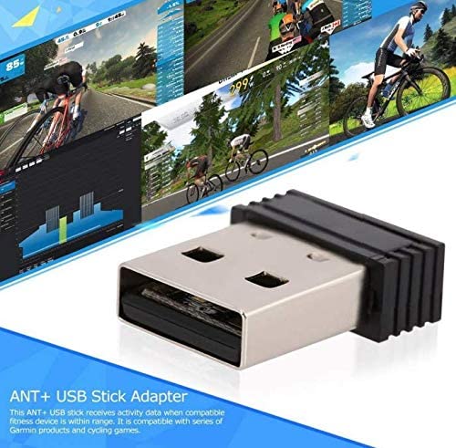 Adaptor Bluetooth 4.0 USB Dongle Ant +, compatibil cu seria Garmin si Zwift, receptioneaza date de la dispozitivele fitness din perimetru