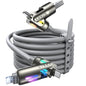 Cablu de incarcare 4 in 1, 240 W, 480Mbps, cu lumini RGB, porturi USB-C la USB-C 240W, USB-C la Lightning 30W, USB-A la USB-C 3A, USB-A la Lightning 12W, pentru iPhone Pro/MacBook/iPad/Samsung/Switch PS5