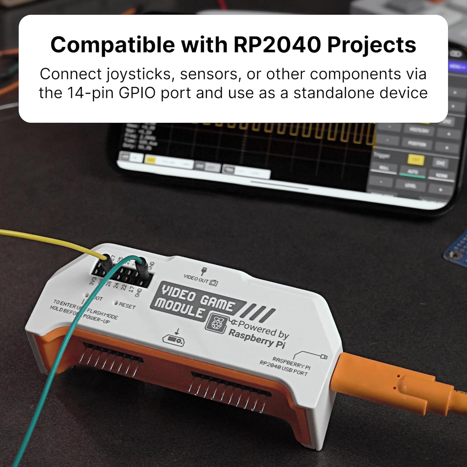 Modul video game pentru Flipper Zero Pinball Zero, placa dezvoltare RP2040, iesire HDMI/USB 640x480 60Hz, senzor miscare 6 Axe ICM-42688-P, GPIO 14 pini, compatibil Raspberry Pi Pico, jocuri retro si proiecte DIY