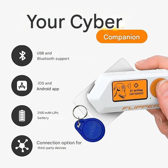 Dispozitiv multifunctional portabil Flipper Zero cu card de memorie de 64 GB si cititor de carduri USB